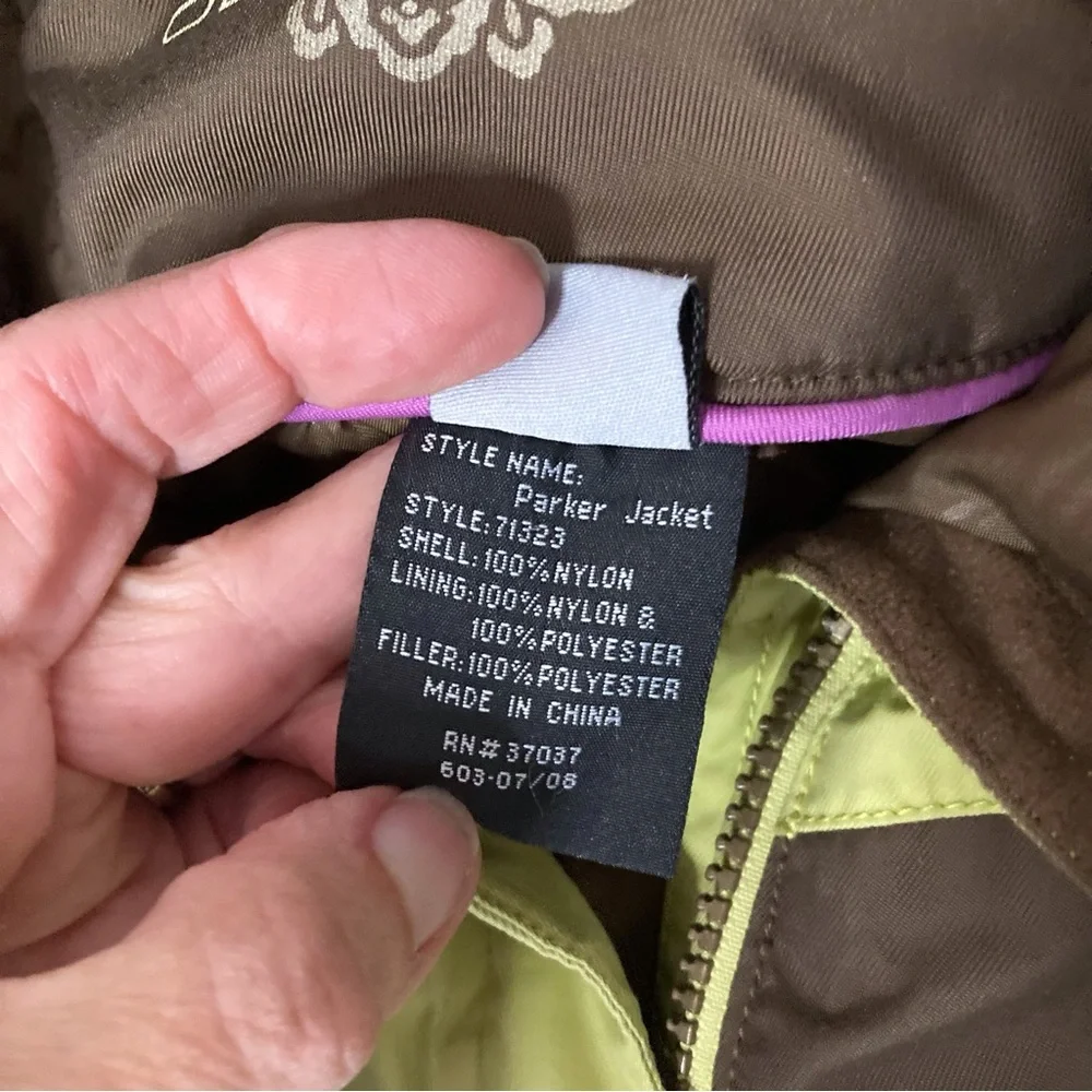 Girls Obermeyer Ski Snowboard Jacket Size 16 Juniors, Light green.